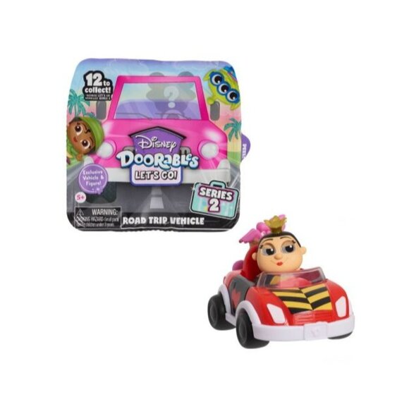 Disney Doorables Let’s Go Series 2 Mystery Road Trip Vehicle + Stylized Figure - Picture 1 of 5